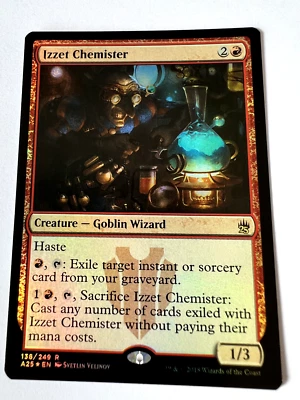MTG Magic The Gathering Masters 25 Izzet Chemister Rare Foil LP - Image 1 of 2