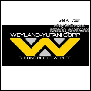 Fridge Fun Refrigerator Magnet ALIEN "WEYLAND - YUTANI" LOGO- horror Sci-Fi - Picture 1 of 4