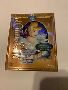 Cinderella Diamond Edition Blu Ray + DVD+ Digital Copy Sealed - Picture 1 of 1