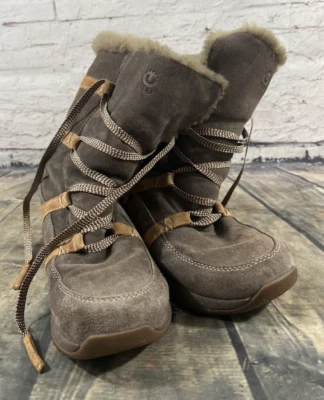 Botas Ulu Tostadas, Talla 7.5 Botas de Invierno con Cordones para Mujer Foto 1 de 4
