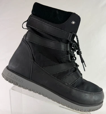 LL BEAN Botas Ultraligeras Impermeables Aisladas Negras Grises Para Hombre Talla 11.5 M Foto 1 de 4