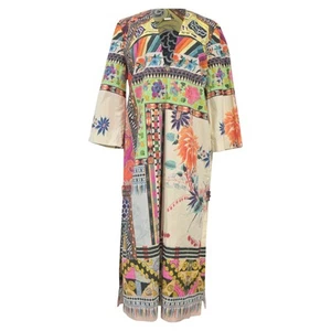 Etro Patchwork Print Tunic Dress In Cotton Women Multicolor Size 44 - Picture 1 of 4