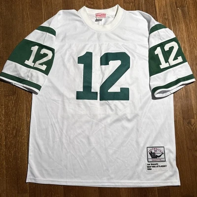Camiseta deportiva Mitchell & Ness NFL New York Jets Joe Namath 1968 Throwbacks talla 54 Foto 1 de 4