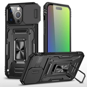 Funda protectora con lente deslizante para iPhone 15 PLUS + 2 vidrio templado - Imagen 1 de 12