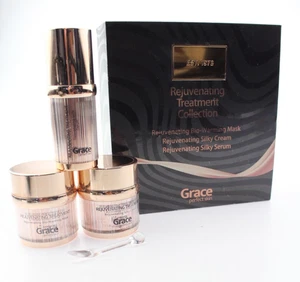 GRACE Perfect Skin Rejuvenating Treatment Collection 3pc KIT - MASK-CREAM-SERUM - Picture 1 of 10