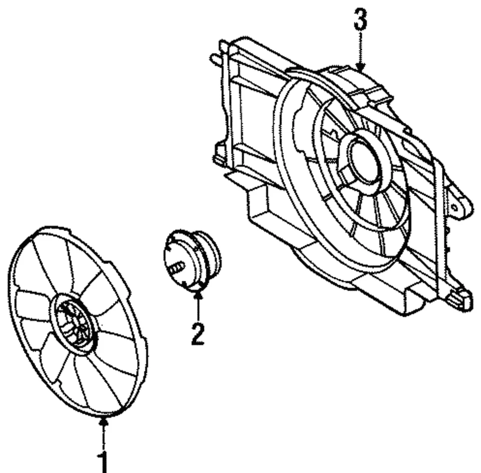 Genuine GM Fan Shroud 24005834 Foto 1 de 1