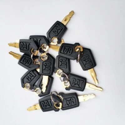 5 pcs OEM CAT5P8500 Heavy Equipment Ignition Keys for CAT Models - Reliable set - Image 1 of 3