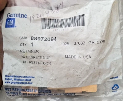 Disc Brake Pad Retaining Clip Front GM OEM 88972094 FC-42 - Image 1 of 3