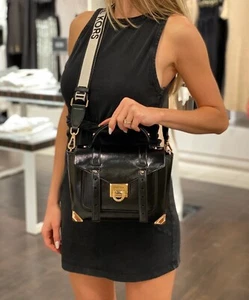 MICHAEL KORS MANHATTAN MEDIUM SATCHEL SHOULDER CROSSBODY BAG - Picture 1 of 3