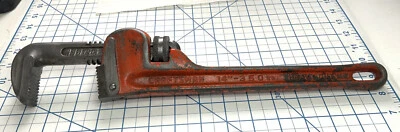 Craftsman 55677, Pipe Wrench, 14in., Painted Handle, Made In Japan - Image 1 of 4