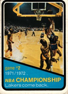 1972 Topps #155 NBA Playoffs Game 2 Near Mint or Better