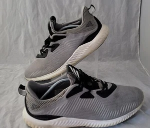 Adidas Alpha Bounce Running Shoes Sneakers Mens SIZE 12 Gray/Black  CLU600001 - Picture 1 of 23