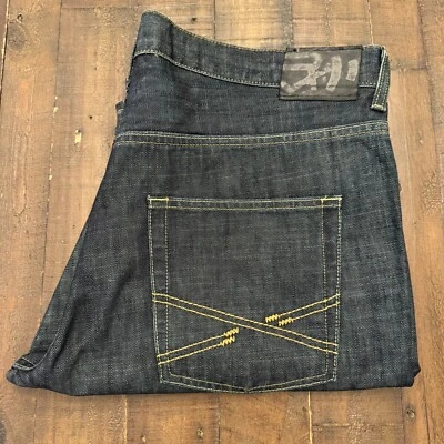 Pantalones de mezclilla Reverb Tokyo de resina para hombre 39x34 lavado oscuro ropa de calle Y2K skate holgados BONITOS Foto 1 de 4