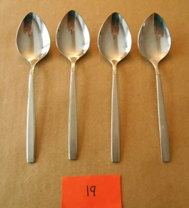 Oneida Ltd Melissa posate inox lotto di 4 cucchiai da zuppa ovali O19 - Foto 1 di 3
