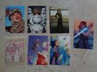 female STAR WARS power postcard set art original artworks 