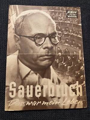 Filmplakat Filmprogramm ORIGINAL 50er Ferdinand "Sauerbruch" Ewald Balser Heidem - Bild 1 von 3
