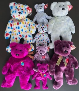 (8 LOT) Y2K Year 2000 Ty Beanie Babies/Buddies: The BEGINNING, TY 2K, SIGNATURE+ - Picture 1 of 5