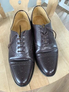 Jones The Bootmaker Dark Brown Brogues. U.K. Size 8. - Picture 1 of 7