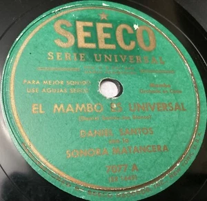 Daniel Santos Con La Sonora Matancera–El Mambo Es Universal,Noche De Luna 78 RPM - Picture 1 of 4