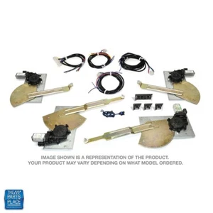 1968-69 Camaro Firebird Power Window Setup 4 Regulators & Switches Repro Square - Picture 1 of 1