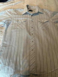 Vintage wrangler post snap button-down shirt - Picture 1 of 8