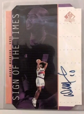 1998-99 SP Authentic Sign of the Times Bronze Phoenix Suns Danny Manning - Image 1 of 2
