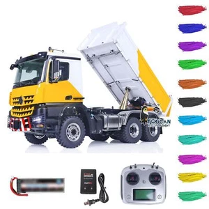 1/14 LESU RC Hydraulic Dump 6x6 Truck RTR 3-way Dumper Car Model I6S Front Hook - Picture 1 of 12