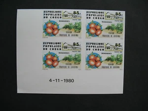 Timbre non dentelé neuf** MNH Imperf Végétaux Arbres fruitier Congo N° 607 - Imagen 1 de 2