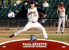 2007 Lancaster Jethawks Grandstand #11 Kevin Guyette Paradise Arizona AZ Card