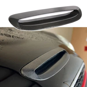 For MINI COOPER S JCW F56 2014-2018 Real Carbon Front Hood Scoop Vent Trim Cover - Picture 1 of 11