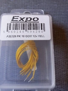 EXPO GRAIN OF WHEAT BULBS 12v AMBER PK10 A25033 - Picture 1 of 2