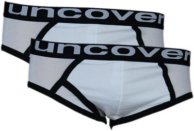 Uncover by Schiesser 2 Stk. Jungen Slips Slip weiß Unterhosen SP26