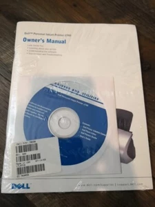 Owner's Manual DELL J740 Personal Inkjet Printer Owners Manual And CD - Picture 1 of 2