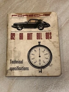Porsche 911 911T 911L 911S 912 Technical Specifications 1967 1968 1969 - Rare - Picture 1 of 3