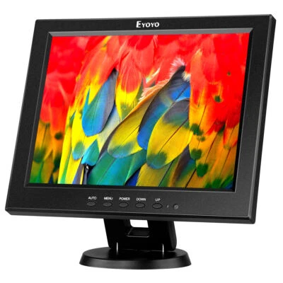 Eyoyo Portable 12 Inch HDMI Monitor with BNC VGA AV HDMI Input 800x600 Screen - Image 1 of 4