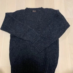 BEAMS Plus Wool Knit Shaggy Dog Sweater Dark Gray XS Casual Wear used - Picture 1 of 3