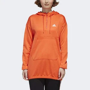 Adidas Damen Small New Authentic Hooded Sweat Semi Solar Red - Bild 1 von 9