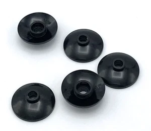 Lego 5 nuevas piezas de plato negro 2 x 2 radares invertidos - Imagen 1 de 1