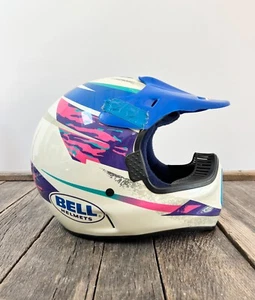 Vintage Bell Motor 6 Helmet - 1980's Bell Motorcycle Helmet - Picture 1 of 13