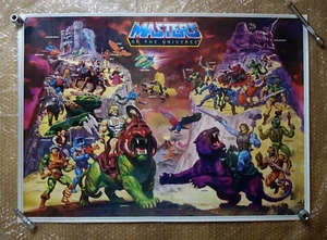 Original USA Poster William George Mattel Masters of the Universe - Imagen 1 de 3