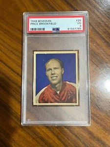 1948 Bowman #26 Price Brookfield PSA 3 VG - Picture 1 of 1