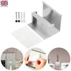 Toilet Roll Holder Wall Mounted With Mobile Phone Storage Bathroom Shelf Silver