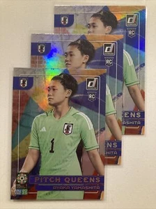 2023 Donruss FIFA Womens World Cup Akaya Yamashita RC (2) Pitch Queens 13 Japan - Picture 1 of 2