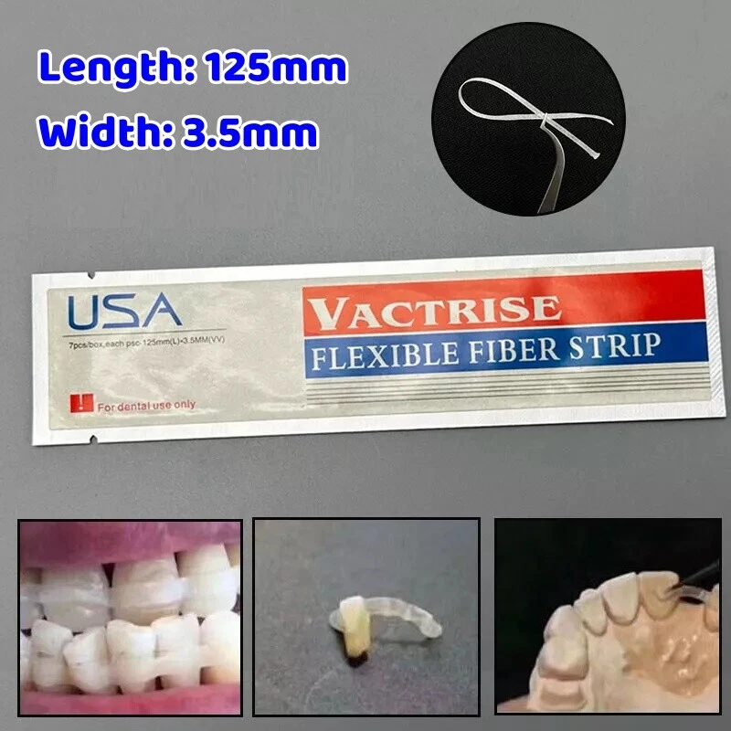 Dental Composite Resin Glass Fiber Splint Ribbond Ribbon Type Bonding Strip 3.5 - Image 1 of 4