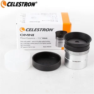 Celestron 1.25" 4mm Focal Length Omni Eyepieces for Astronomical Telescopes - Picture 1 of 3