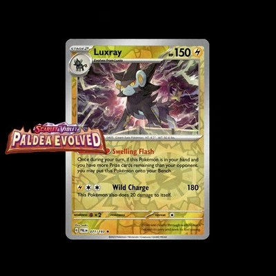 Pokemon Paldea Evolved - Choose Your Card! - Holos/Reverse Holo EX Rare Cards! - Image 1 of 2