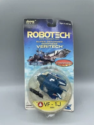 2001 Toynami Robotech Super Deformed Morphers Veritech VF-1J Max Figure New - Image 1 of 3