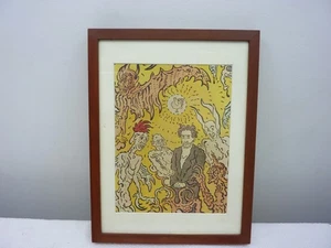 La Plume James Ensor 1898 Salon des Cent Paris Kunstdruck Galerierahmen Bild - Bild 1 von 2
