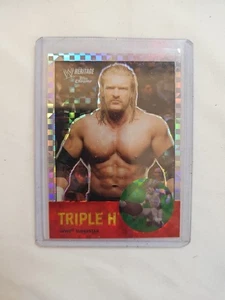 Topps Chrome Heritage II 2007 WWE #27 - X-Fractor - Triple H. ¡Muy buen estado! - Imagen 1 de 2