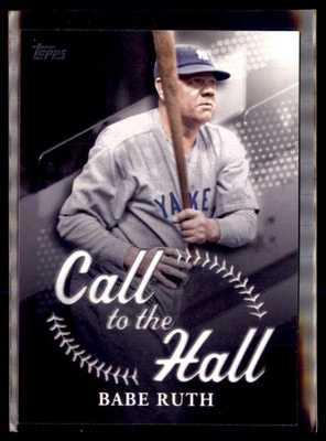 2025 Topps Call to the Hall Babe Ruth Yankees CTH-14 - Image 1 of 2